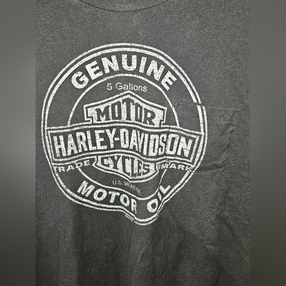 Harley Davidson Motorcycles Calgary, Alberta Pocket Shirt Size XL - Picture 4 of 5